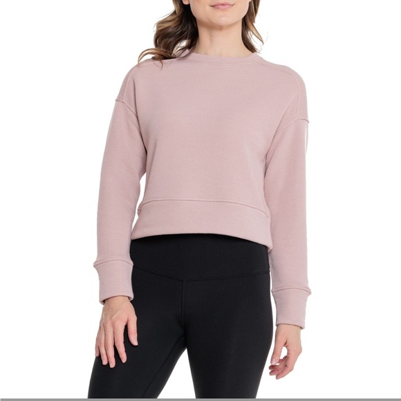 SmartWool Recycled Terry Cropped Sweatshirt - Merino Wool - Picture 1 of 8